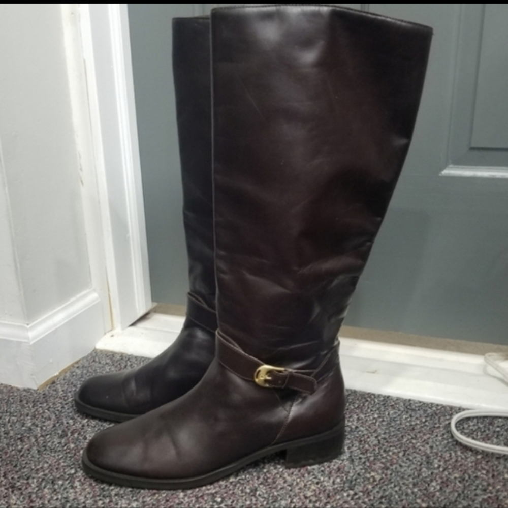 Classic Leather Riding Boots